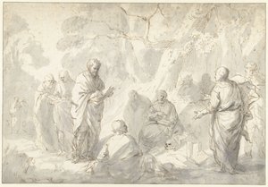 Filosoffer, der skændes om sjælevandring af Zacharias Blijhooft