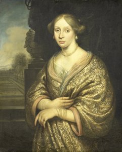 Portræt af Petronella van der Burcht (1657-1682) af Zacharias Blijhooft