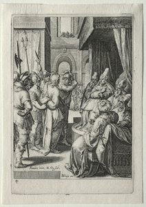 Passionssættet:  Kristus foran Herodes af Zacharias Dolendo