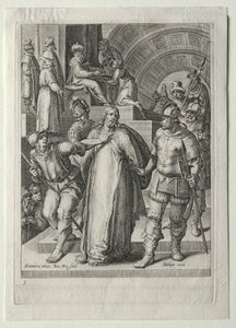 Passionssæt:  Kristus foran Pilatus af Zacharias Dolendo