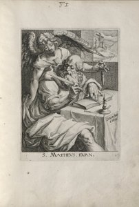 Saint Matthew, plade 1 fra De fire evangelister