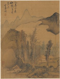 Landskab i stil med Chao Yuan, 1775.