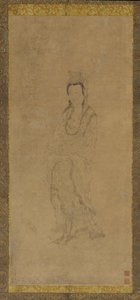 Stående Guanyin, 1600-tallet. af Zhang Hong