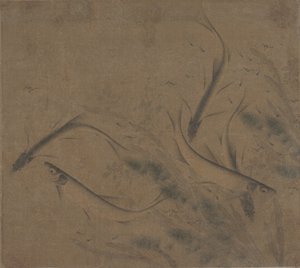 Fisk på spil, 12.-slutningen af 1200-tallet. af Zhao Kexiong