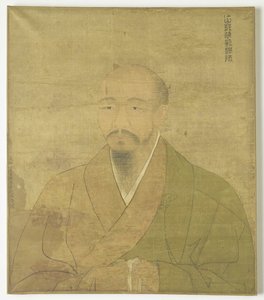 Portræt af Zen-præst-maleren Wu-Chun Fan. af Zhao Yongxian