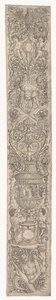 Ornamentpanel: Triton og Two Infant Satyrs