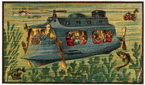 En ubådsbus, ca. 1910 af . .