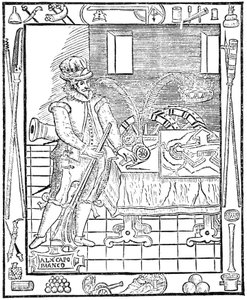 Alessandro Capo Bianco, italiensk militæringeniør af Ferdinand Georg Waldmuller