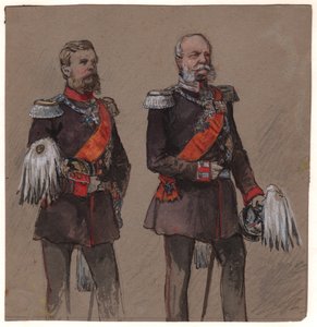 Alexander II af Rusland og Wilhelm II af Preussen af . .