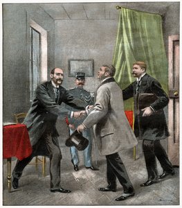 Alfred Dreyfus med sine advokater af . .