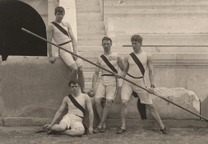 Amerikanske atleter ved sommer-OL, Athen, Grækenland. 1896 (foto) af . .