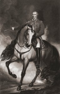 Arthur Wellesley, hertug af Wellington, rytterportræt af . .