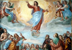 Kristi himmelfart. Basilikaen Santissima Annunziata del Vastato. Genova. Italien. af . .