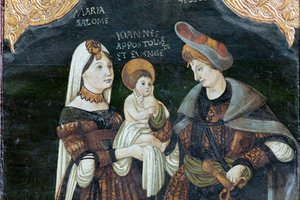 Biertan befæstede kirke. Kirken. Interiør. Altertavle, polyptykon. af . .