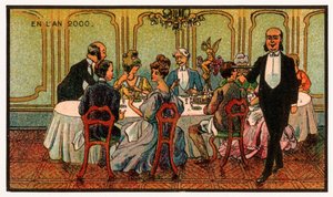 Kemisk middag, ca. 1910 af . .
