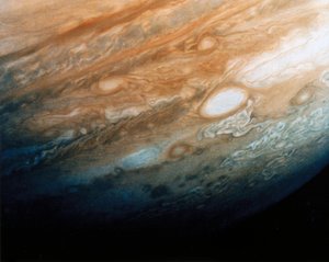 Nærbillede af Jupiters skymønstre af Ferdinand Georg Waldmuller