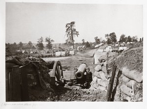 Konfødererede fæstningsværker foran Atlanta, Georgia, USA af Ferdinand Georg Waldmuller