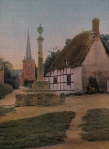 Stråtækt sommerhus af Frederick (attr. to) Barnard