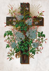Jesu Kristi kors, omkring 1910 (litografi) af . .