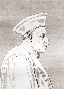 Còsimo di Giovanni degli Mèdici (1389 1464), den første i det politiske Medici-dynasti, fra "The Historic Gallery of Portraits and Paintings", udgivet 1808 af Ferdinand Georg Waldmuller