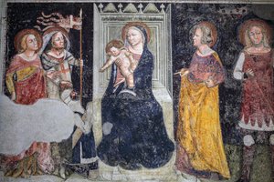 Fresko af kapellet Giusti i kirken Sant