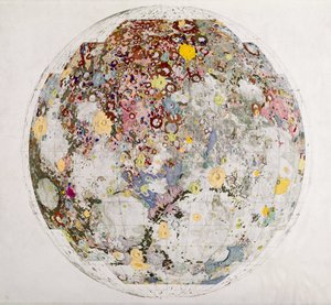 Geologisk kort over månen af Frederick (attr. to) Barnard