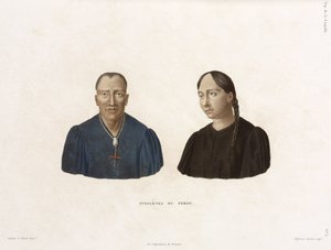 Oprindelige folk i Peru af Frederick (attr. to) Barnard