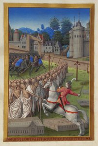 Les Très Riches Heures du Duc de Berry, Folio 90v - Dødens rytter af Unbekannt 2321