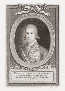 Luis Fermín de Carvajal, greve af Unionen. Portræt. af . .