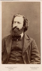 Paris Commune (1871): portræt af Theophile Ferre (1846-1871) medlem af kommunen. Fotografi Appert. Mål 10,5X6,3 cm af Frederick (attr. to) Barnard