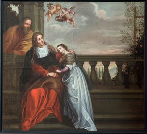 Sognekirke (Saint Hermes Parish Church). Interiør. af . .