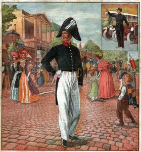 Politimand i Paris. Politimand i Paris. af Ferdinand Georg Waldmuller