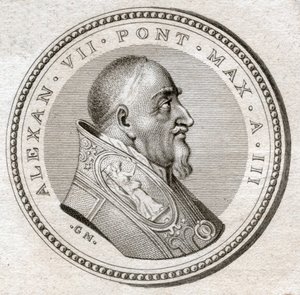Pave Alexander VII af . .