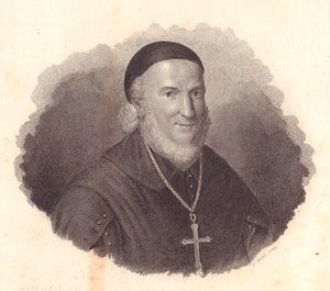 Portræt af den italienske biskop Adeodato Turchi (1724-1803), kobberstik af G Guzzi fra maleri af Francesco Vicira af William Walcutt