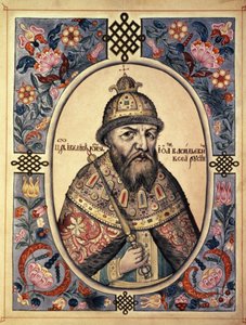 Portræt af Ivan Grozny (Ivan den Forfærdelige, Ivan Iv).