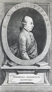 Portræt af Simon-Andre Tissot af William Walcutt