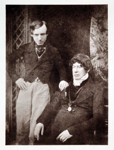 Portrætter af Charles Kirkpatrick Sharpe (1781-1851), skotsk antikvar og kunstner, med en ukendt kollega af John Pardon