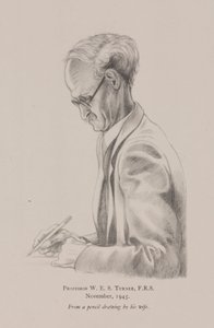 Professor W E S Turner, november af Frederick (attr. to) Barnard