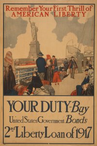 Husk din første Thrill of American Liberty Your Duty, Køb amerikanske statsobligationer, 2nd Liberty Loan of 1917 af . .