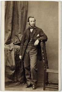 Robert Lucas Chance, glasproducent, c 1850 af Ferdinand Georg Waldmuller
