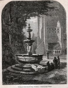 Saint John of the Finger, omkring 1850 (gravering) af . .