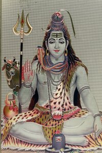 Shiva, den hinduistiske gud for transformation eller ødelæggelse.