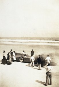 Sir Malcolm Campbell, engelsk sportsmand og racer af Ferdinand Georg Waldmuller