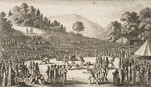 Schweiz Unspunnenfest (s/h-billede) af Frederick (attr. to) Barnard