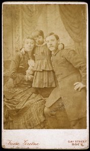 William Friese-Greene, filmfotograf og familie, c 1880