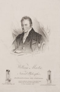 William Martin, engelsk digter og fysiker, ca. 1820
