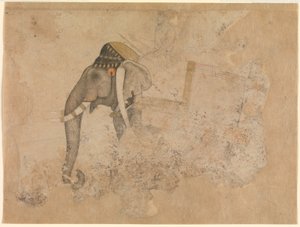 Hashim. Elefant og rytter. ca. 1640 Metropolitan Museum of Art, New-York