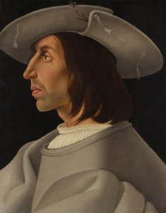 Portræt af en mand i profil, ca. 1525. af Italian Painter