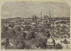 Generel udsigt over Delhi af after A. Soltykoff