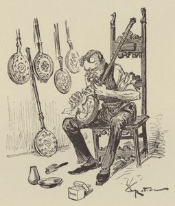 Sengepander af after Albert Robida